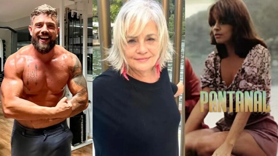 Rafael Cardoso é processado pela atriz Kátia D'Angelo, a Generosa de "Pantanal" (Foto: Reprodução/ Instagram/ Internet/ Montagem)