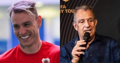 Bap comunica sobre contratação de Róger Guedes no Flamengo - Montagem / TV FOCO