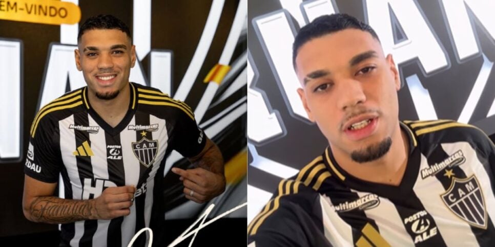 Ruan Tressoldi anunciado oficialmente pelo Atlético-MG (Reprodução: Instagram)