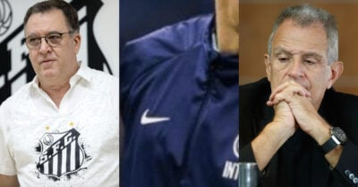 Santos: Teixeira anuncia venda de craque de R$ 36M ao Flamengo (Foto: Reprodução/Montagem TV Foco)