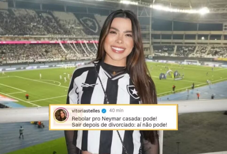 Mulher de craque do Botafogo critica Virginia e cita vídeo com Neymar: 'Rebolar casada, pode' (Foto: Reprodução/ Instagram)