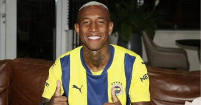Salário de R$3,5M: Talisca aceita usar azul até junho de 2026 (Foto: Divulgação/Fenerbahce)