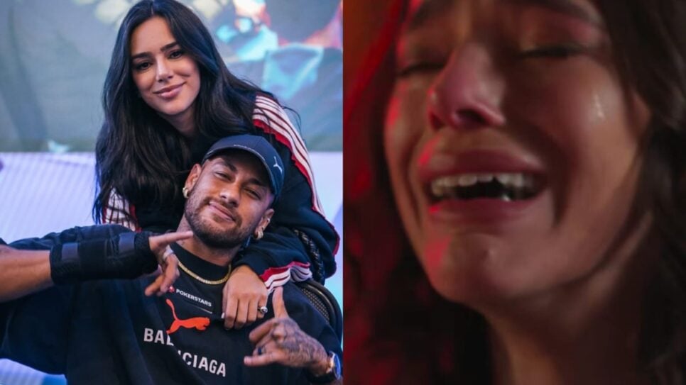 Biancardi e Neymar; Mrquezine em cena de série atual (Foto: Reprodução/ Instagram/ Hulu/ Montagem)