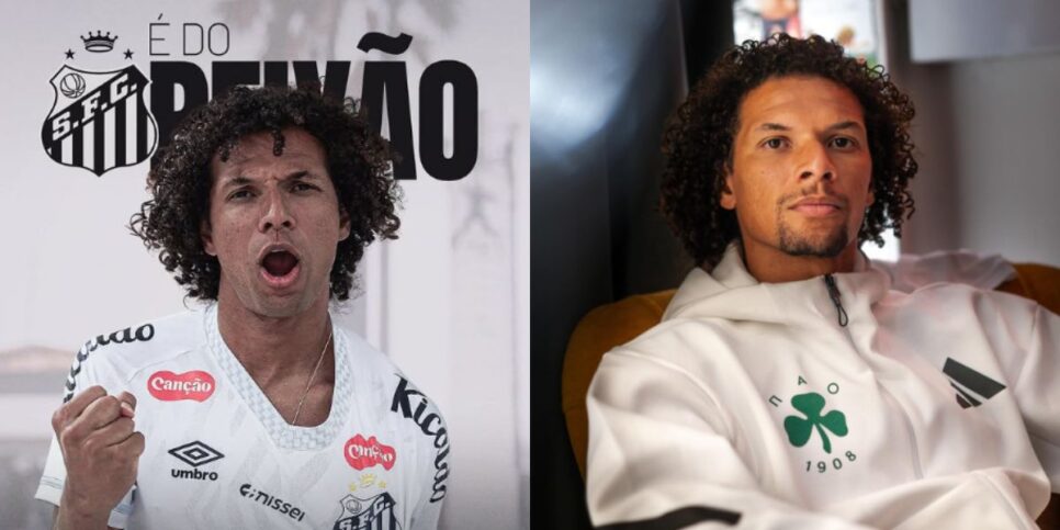 Willian Arão segue lesionado no Santos (Reprodução: Instagram)