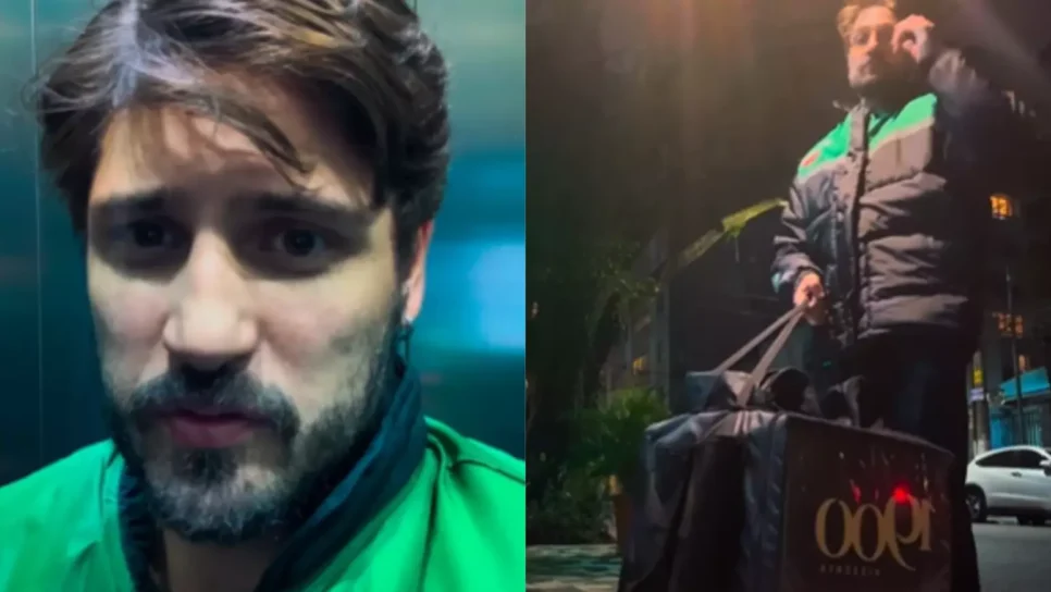 Namorado de Vitória Strada, Daniel Rocha vira motoboy - Foto: Redes Sociais
