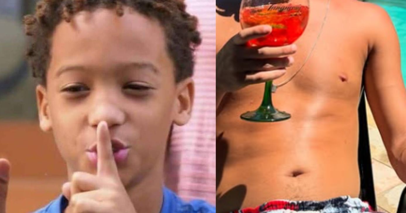 Antes e Depois de Nicollas Paixão - Montagem: TV FOCO