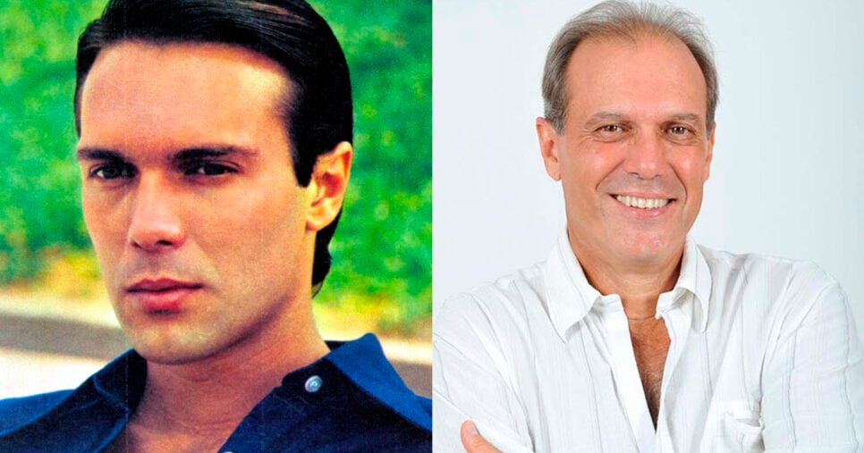 Antes e depois do Galã Mário Cardoso (Foto: Reprodução)