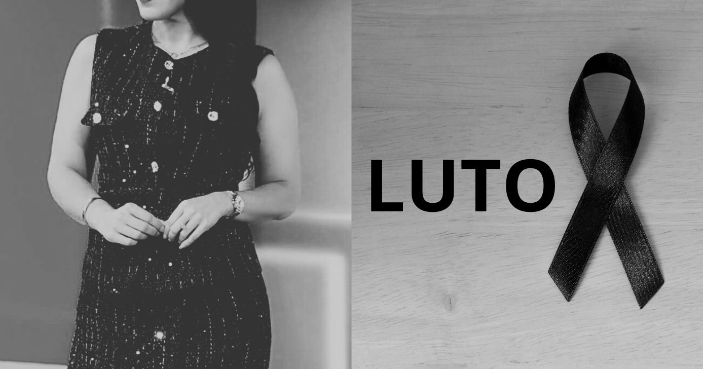 Apresentadora e imagem de luto (Fotos: Reproduções / Instagram / Canva)