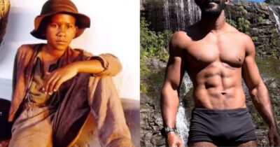 Ex-mirim de 'Terra Nostra' cresceu e está um homão musculoso e irreconhecível - Foto: Montagem