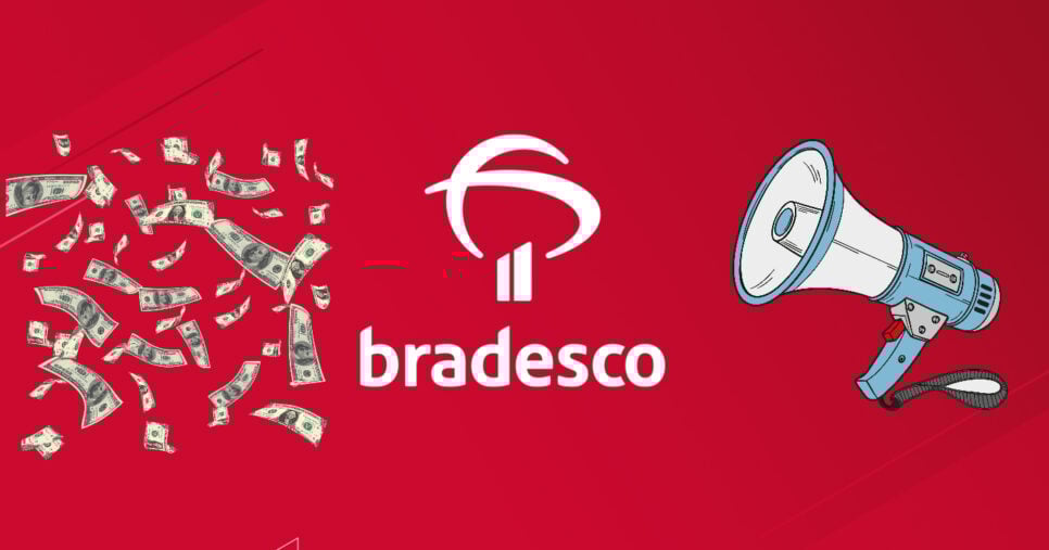 Bradesco traz um enorme comunicado a respeito de um pagamento (Foto: Divulgação)
