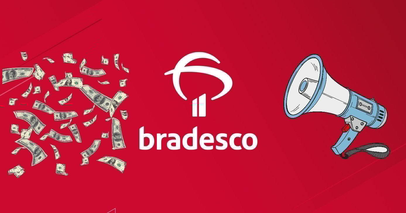 Bradesco traz um enorme comunicado a respeito de um pagamento (Foto: Divulgação)