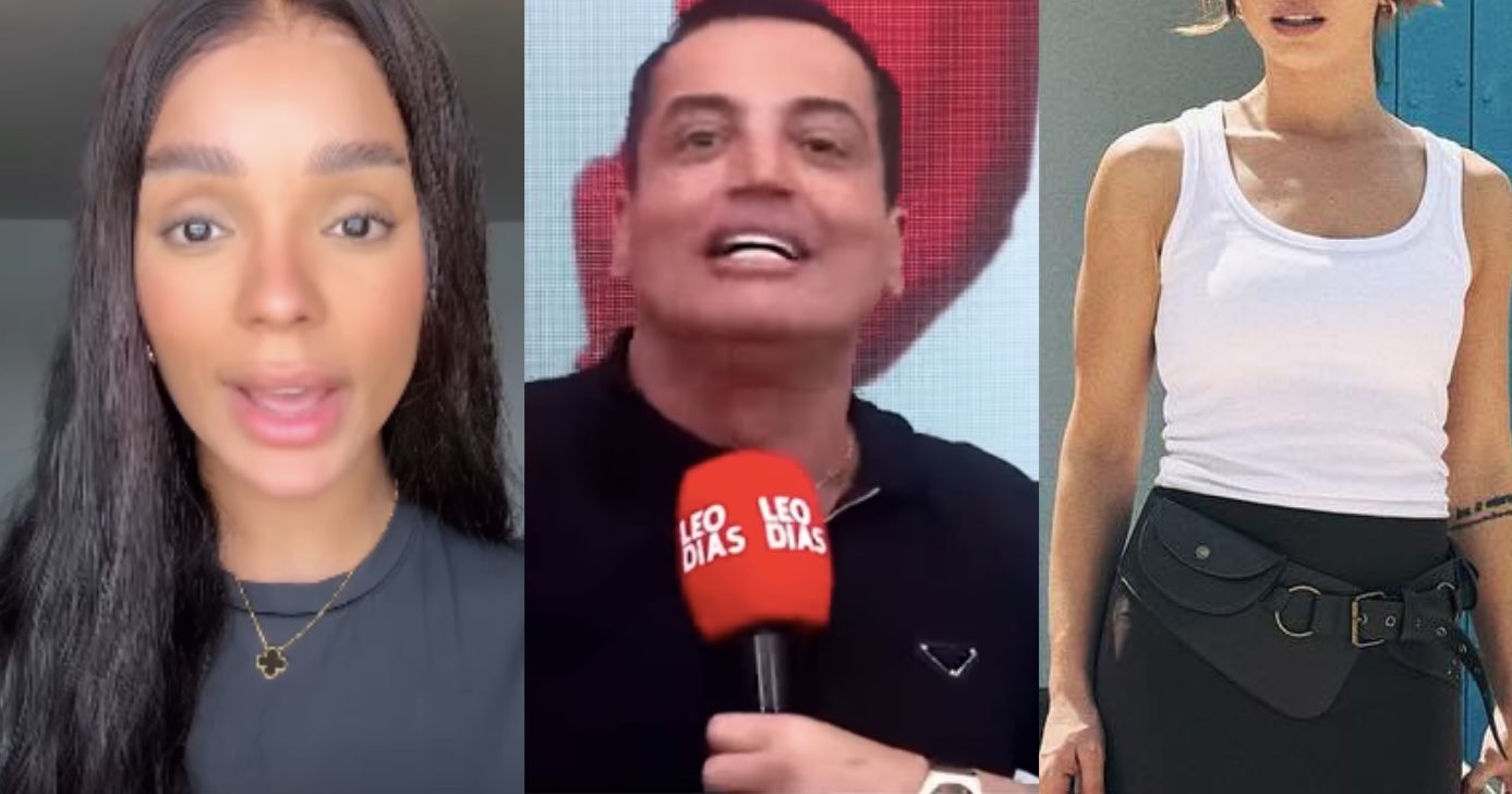 Brunna Gonçalves, Léo Dias e atriz da Globo (Fotos: Reproduções / Instagram / YouTube)
