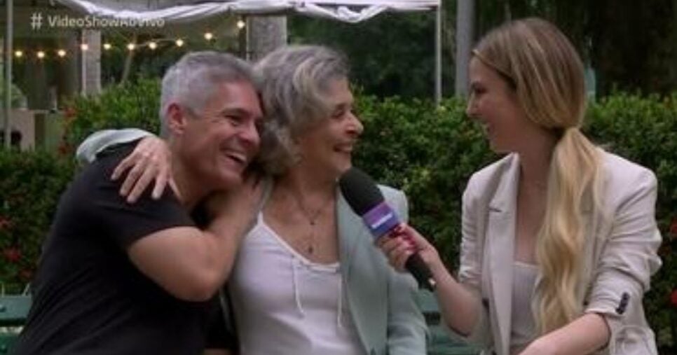 Carlos e Betty Faria em entrevista ao Vídeo Show em 2014 (Foto Reprodução/Globoplay)