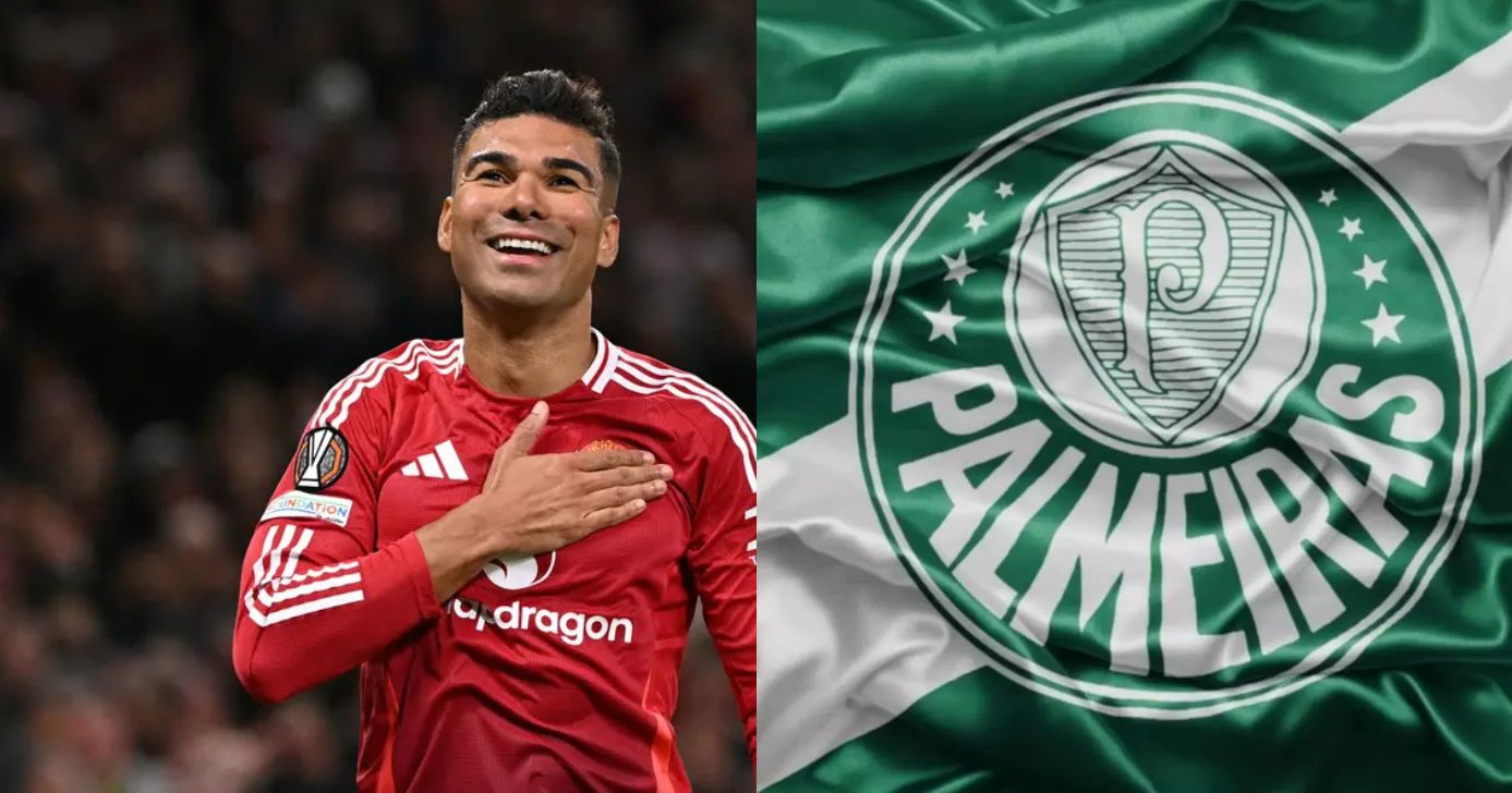Casemiro está prestes a assinar com o Palmeiras de graça - Foto: Montagem