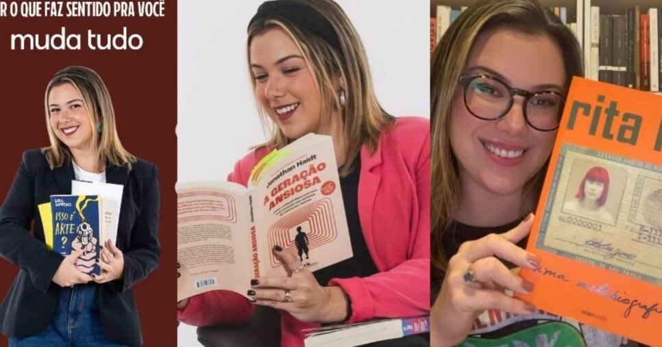 Carolina Pavanelli dá dicas de leitura e cultura em suas redes sociais (Foto Reprodução/@pavanelli.carolina)