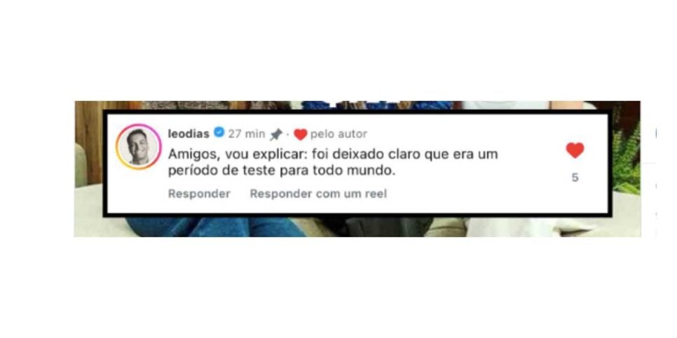Comentário de Léo Dias sobre saída de apresentadores no Melhor da Tarde (Foto: Reprodução / Instagram)