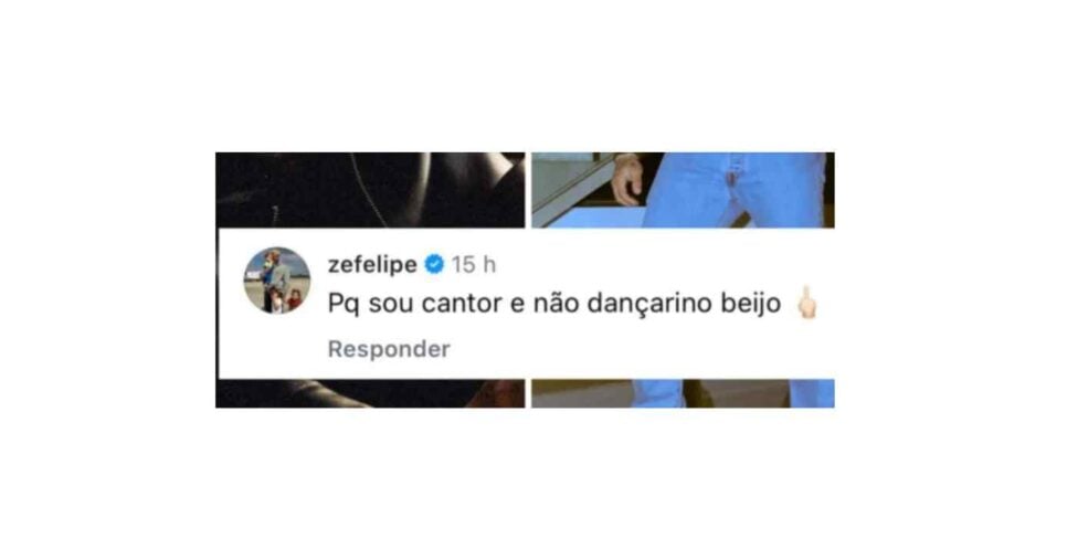 Comentário de Zé Felipe (Foto: Reprodução / Instagram)