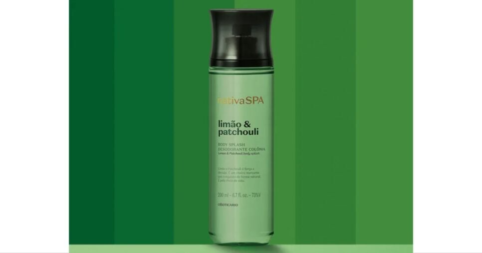 Desodorante Colônia Body Splash Nativa SPA Limão e Patchouli 200ml - Foto: Internet