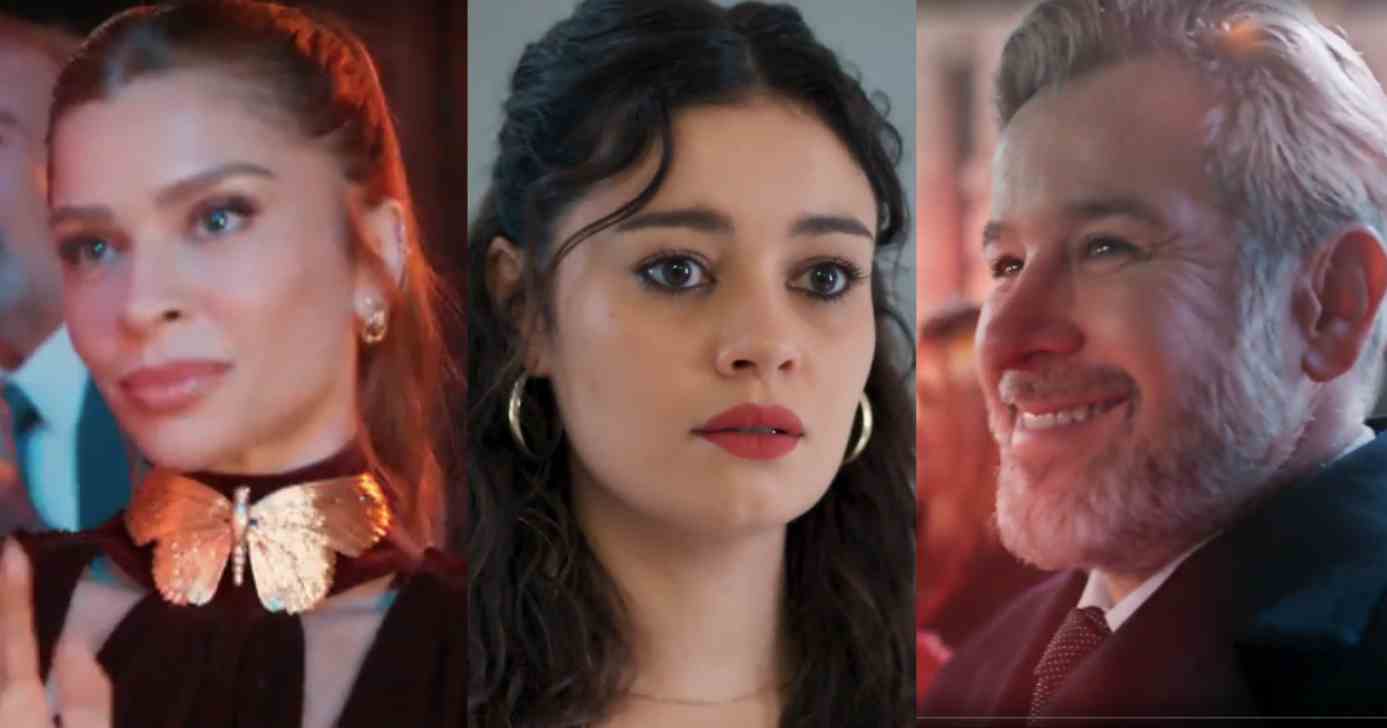 Grazi Massafera, Sophie Charlotte e Murilo Benício em Três Graças (Fotos: Reproduções / Globo)