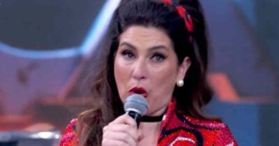Fernanda Paes Leme no Domingão com Huck (Foto: Reprodução/ Globo)