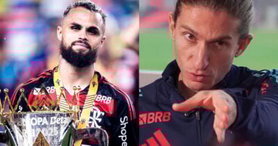 Filipe Luís- Michael - Flamengo (Foto: Reprodução - Instagram)