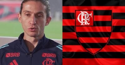 Filipe Luís e Flamengo (Foto: Reprodução/ Internet)