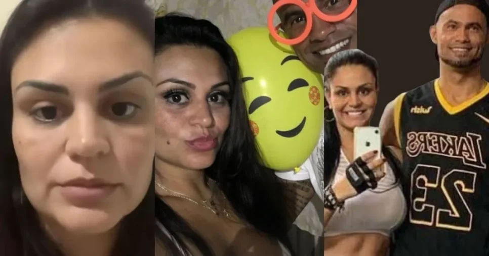 Mais imagens do Goleiro Bruno com sua esposa Ingrid (Foto Reprodução/Montagem/TV Foco/ Instagram)