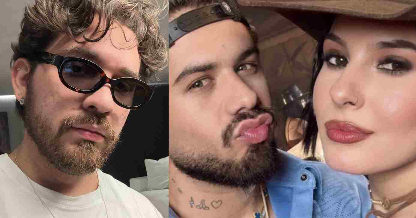 Gustavo Mioto, Zé Felipe e Ana Castela (Fotos: Reproduções / Instagram)