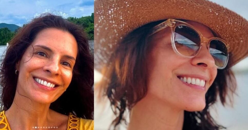 Cliques de Helena Rinaldi atuais (Foto Reprodução/Montagem/TV Foco/Instagram@helenaranaldi)