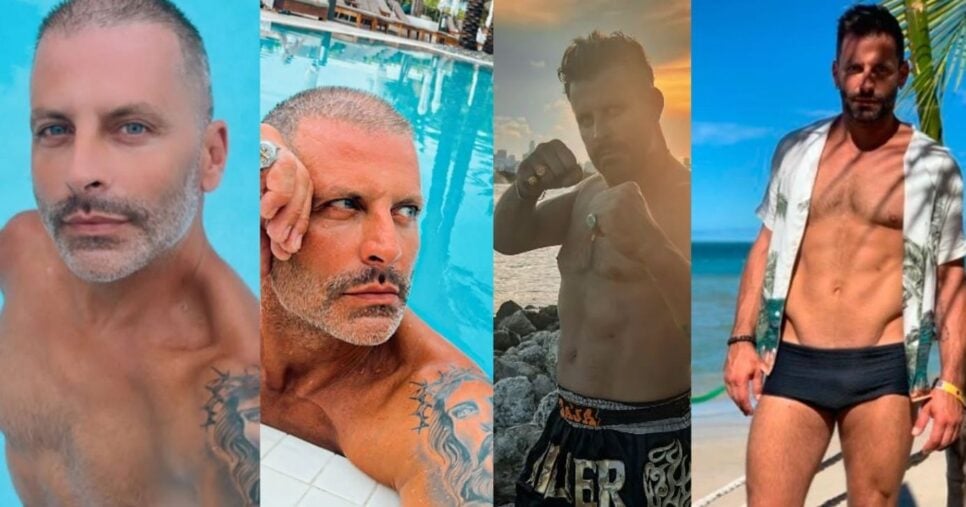 Cliques de Henri Castelli nas redes sociais (Foto Reprodução/Montagem/TV Foco/Instagram/@henricastelli)