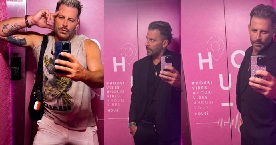 Henri Castelli fazendo alguns cliques na Housi (Foto Reprodução/Montagem/TV Foco/Instagram/@henricastelli)
