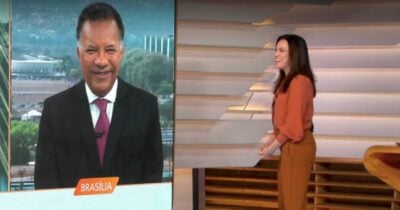 Heraldo Pereira e Ana Paula Araújo no Bom Dia Brasil (Foto: Reprodução / Globo)
