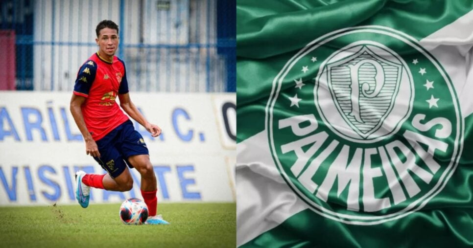 Hugo é reforço do Palmeiras - Foto; Montagem
