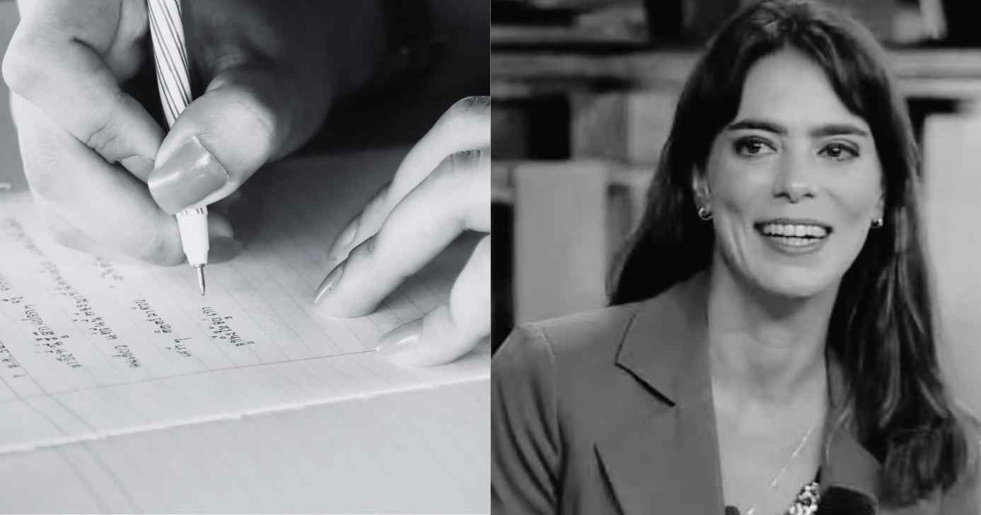 Ilustração carta e Heloisa Faissol em A Fazenda (Fotos: Reproduções / Canva / Record)