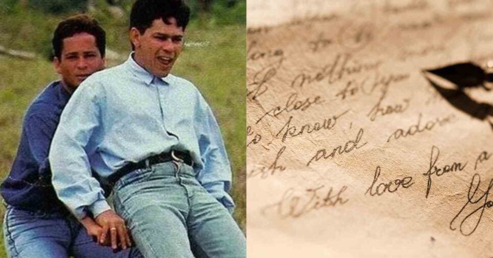 Leandro e Leonardo, e carta (Fotos: Reproduções / Instagram / Canva)