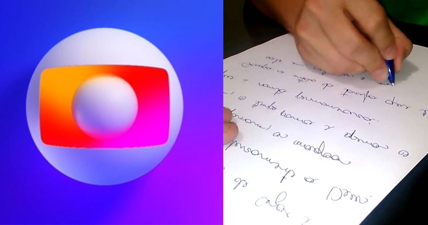 Logo da Globo / Carta Psicografada - Montagem: TV FOCO