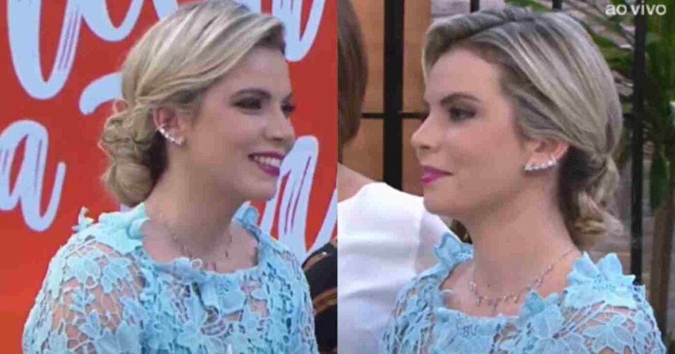 Melany Bessa no Melhor da Tarde (Foto: Reprodução / Band)