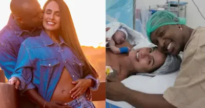 Exclusivo: Nasce primeiro filho do cantor Thiaguinho com Carol Peixinho