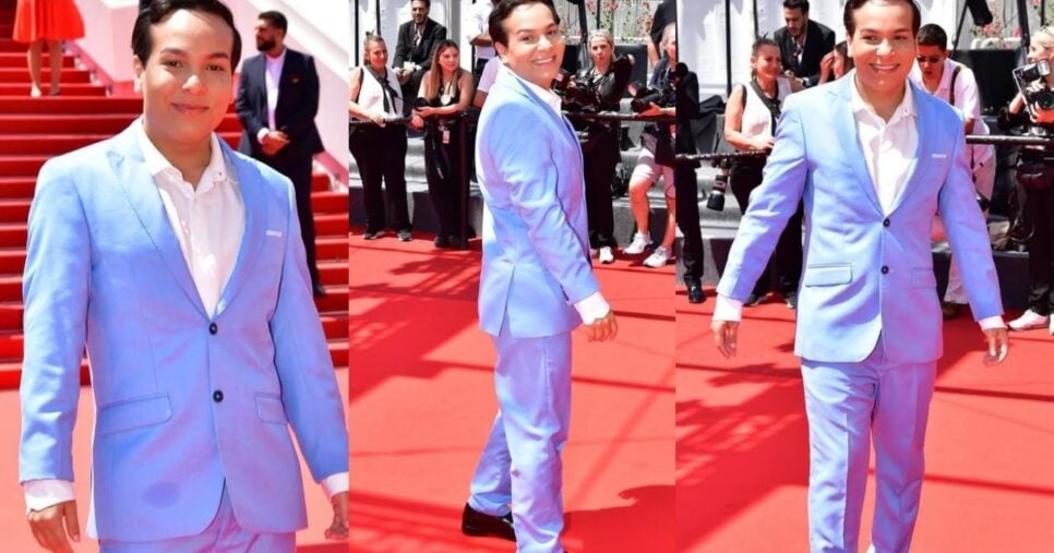 Netinho Alves em cliques publicados por ele no tapete vermelho no Festival de Cannes (Foto Reprodução/Montagem/Instagram @netinhoalves01)