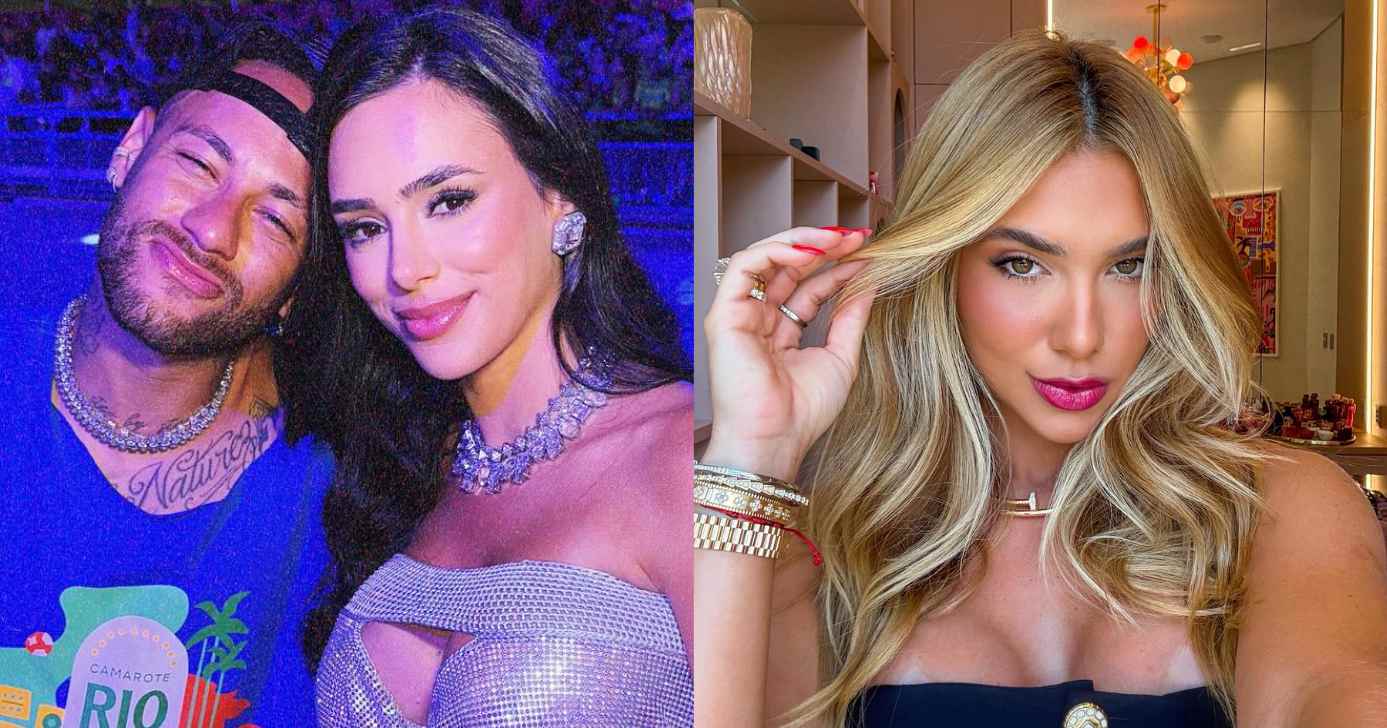 Neymar, Bruna Biancardi e Virginia Fonseca (Fotos: Reproduções / Instagram)