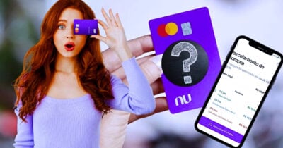 Nubank explica o que ocorre com as parcelas de um cartão de crédito cancelado (Foto Reprodução/Montagem/Lennita/Tv Foco/Nubank/GMN/Mensagem do app)