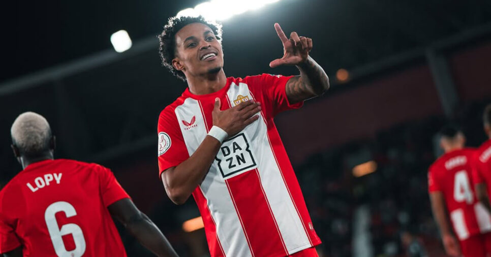 O Flamengo o vai lucrar com a transferência do meia atacante Lázaro (Foto: Reprodução- Instagram)
