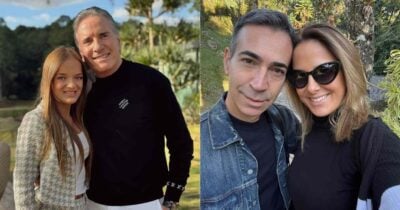 Rafa Justus, Roberto Justus, César Tralli e Ticiane Pinheiro (Fotos: Reproduções / Instagram)