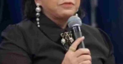 Cantora no Altas Horas (Foto: Reprodução / Globo)