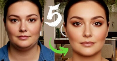 A papada pode ser resolvida com apenas 5 passos simples (Foto Reprodução/Montagem/Lennita/TV Foco/Canva/GMN)
