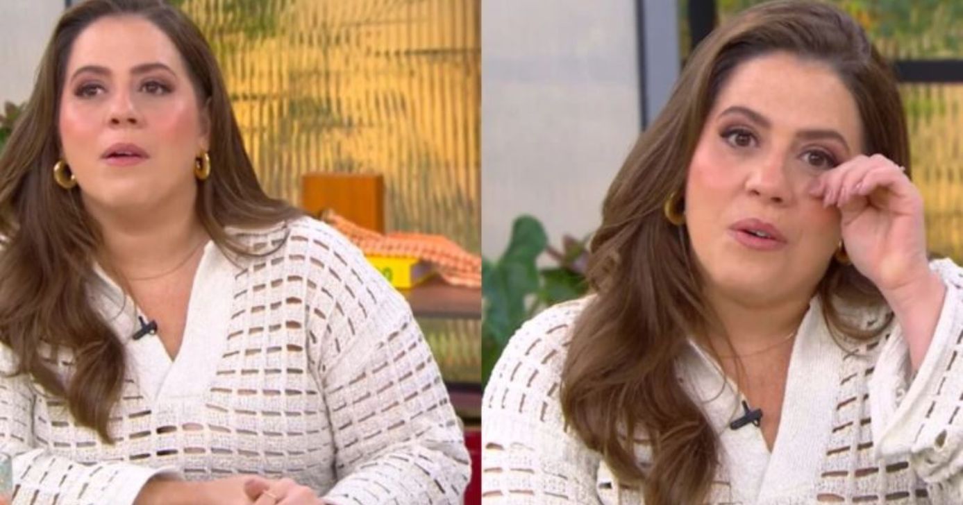 Tati Machado desaba em lágrimas e não se controla com o que vê no Mais Você - Foto: Montagem