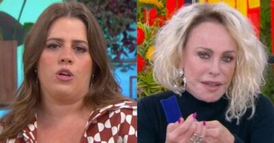 Tati Machado e Ana Maria no Mais Você (Fotos: Reproduções / Globo)