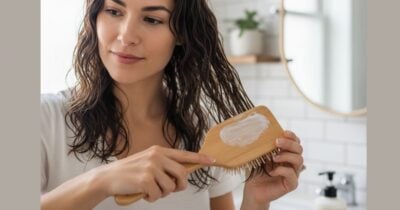 Ilustração da técnica para manter os cabelos lisos disciplinados (Foto Reprodução/GMN)