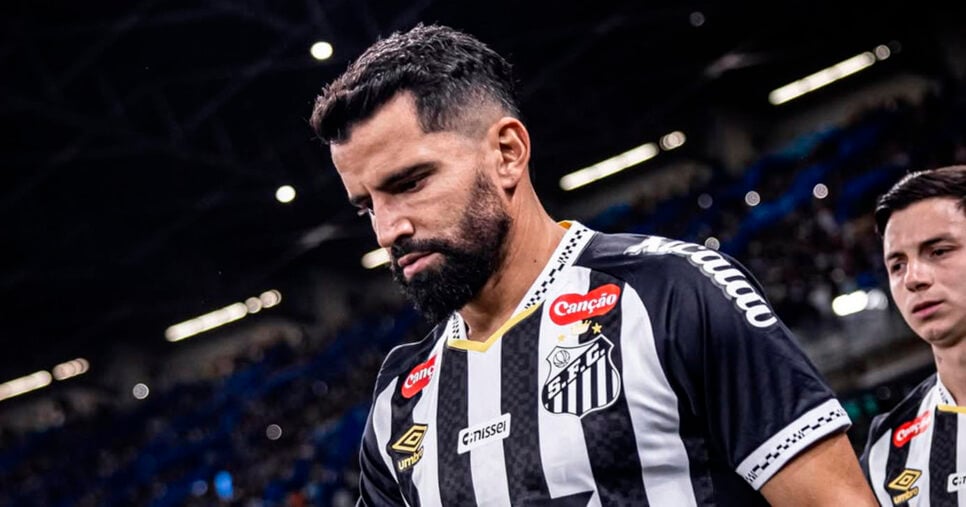 Tomás Rincón no Santos (Foto: Reprodução - Instagram)