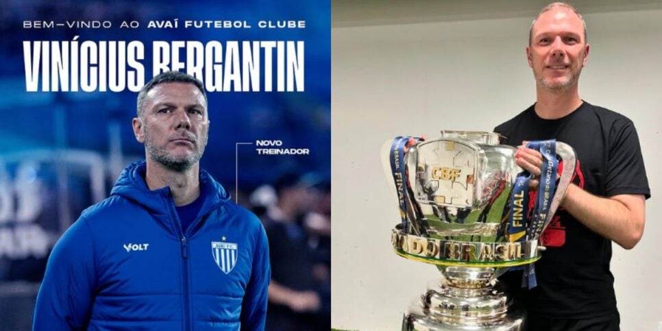 Vinícius Bergantin é o novo treinador do Avaí (Reprodução: Instagram)